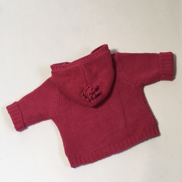 Sweater Hoodie Zip Front: 3-6 months - Picture 6 of 10